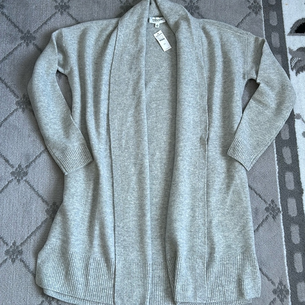 Haven 100% Cashmere Open Front Cardigan